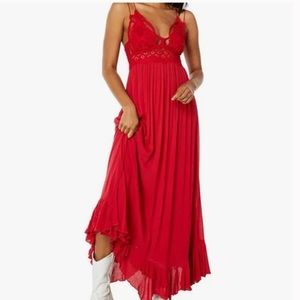 EUC (S) Free People Adella Full Length Maxi Slip Dress